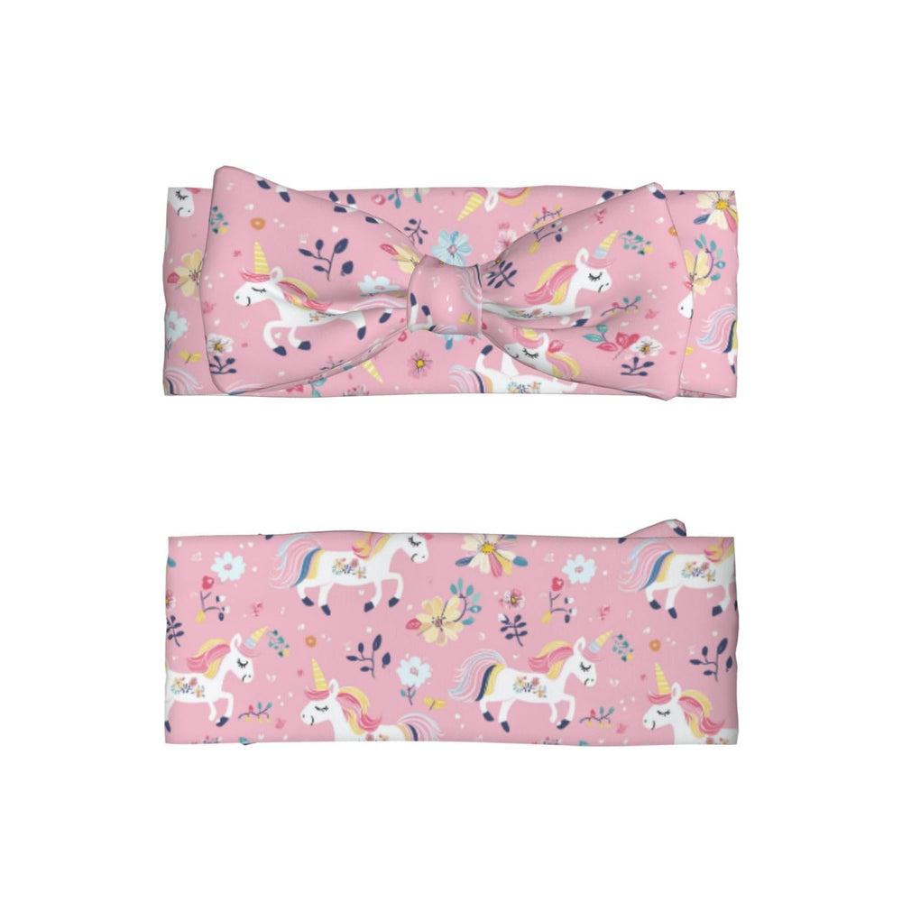 Figtihw horse swaddle blanket headband closeup shows soft fabric