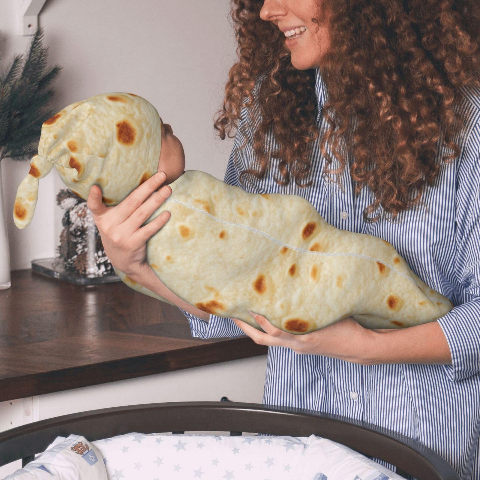Figtihw multi-use swaddle ideal for gifting occasions and baby shoots