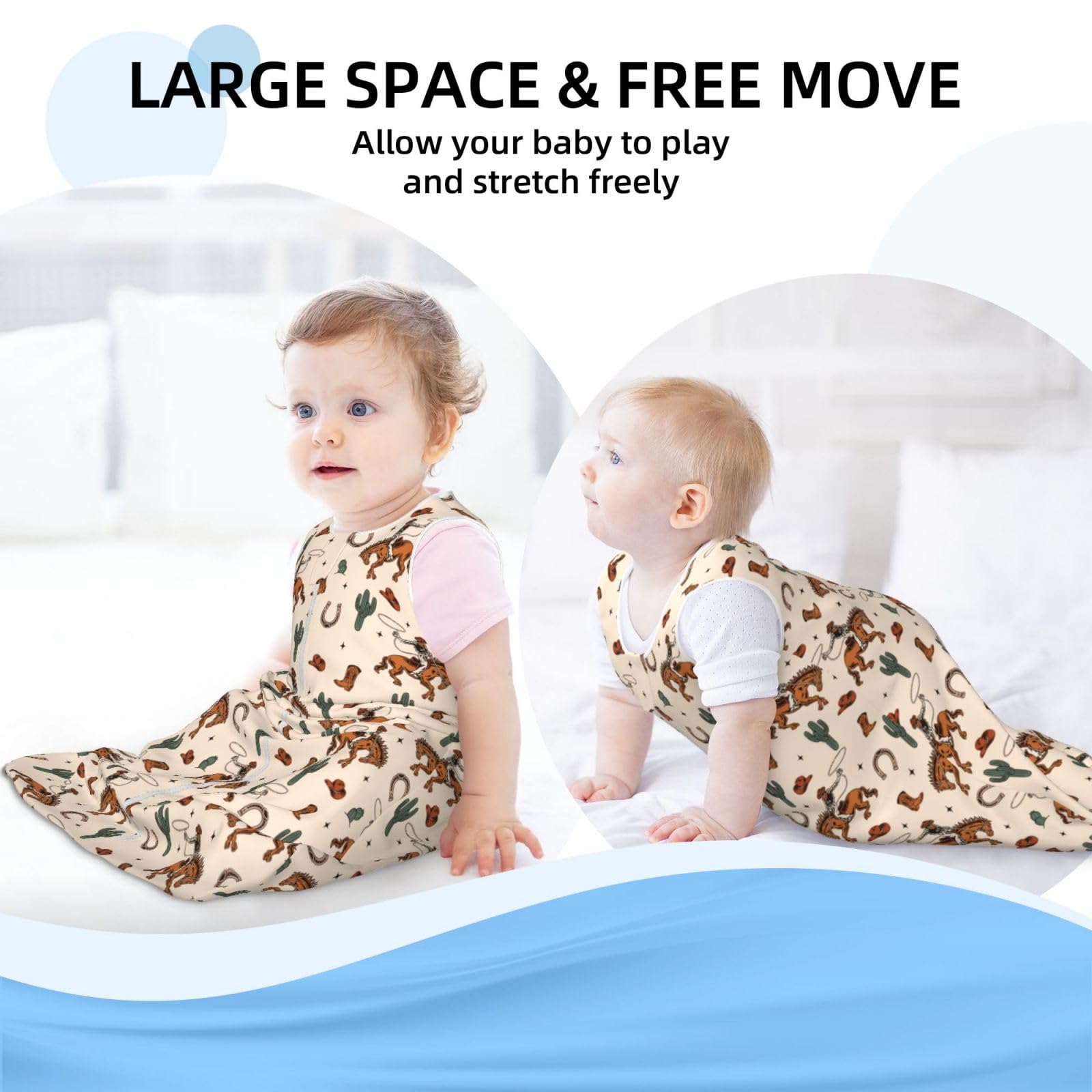 Figtihw Western baby blanket size S 70 cm suitable for newborns