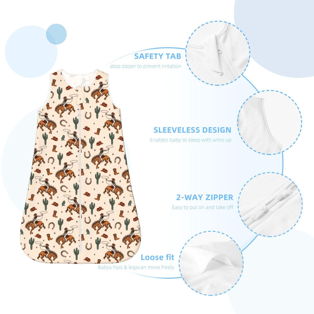 Figtihw Western baby blanket wide leg space for kicking-free movement