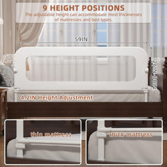 FigTime bed rail features anti collision foam to cushion bumps.