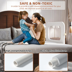 FigTime U-shaped base delivers superior stability for various bed sizes.