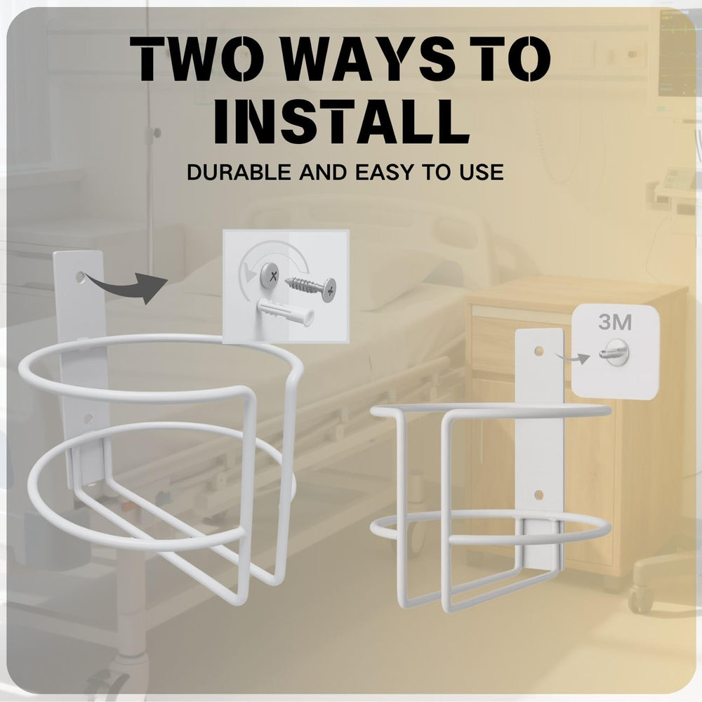 The Fijaru screw mount wall wipes provides sturdy, permanent wall storage.