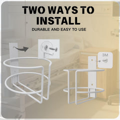 The Fijaru screw mount wall wipes provides sturdy, permanent wall storage.
