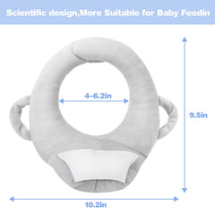 FIKETLXU bottle feeding pillow gray use at table for easier feeds