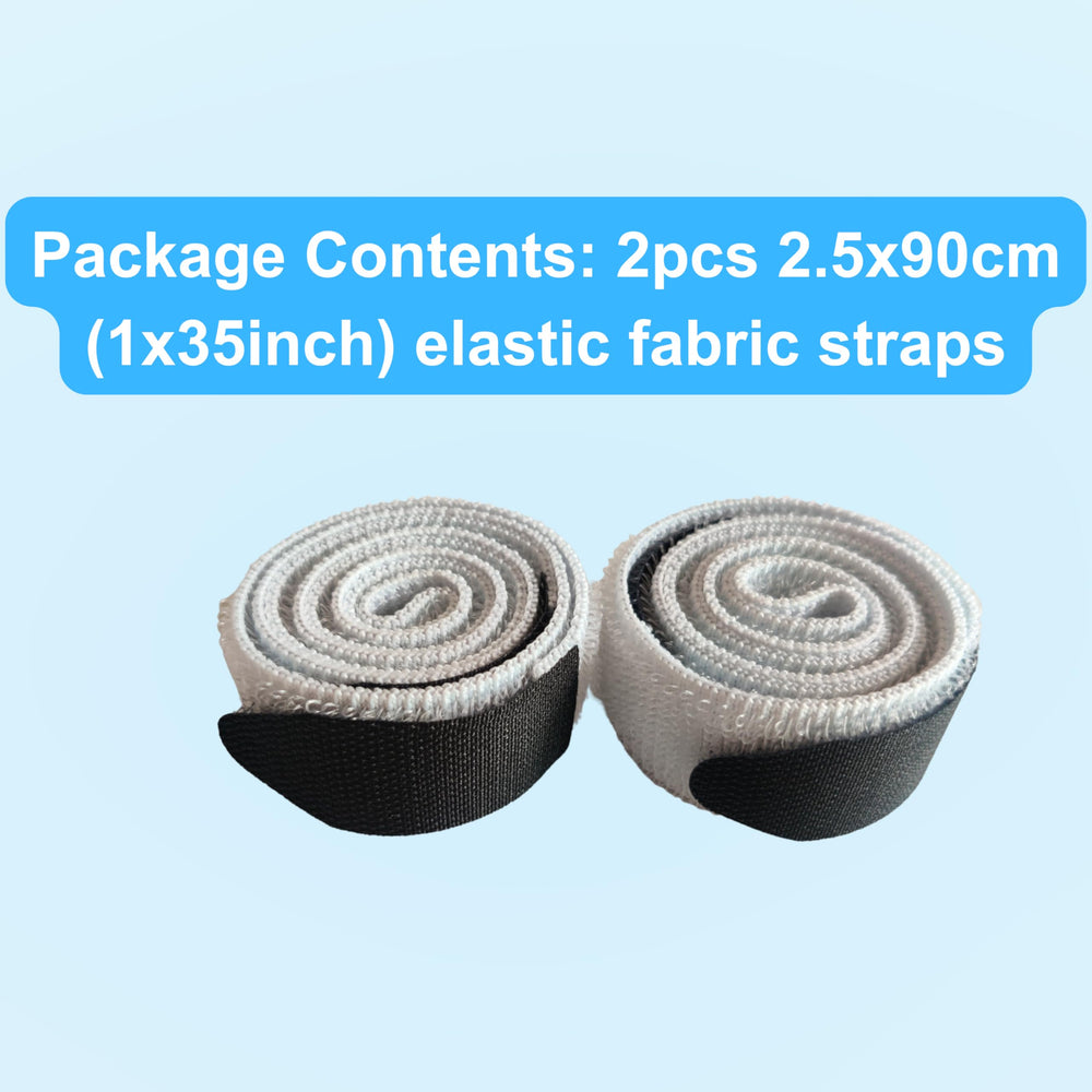 Filigan nephrostomy bag strap holder with secure hook-and-loop closure for a snug fit.