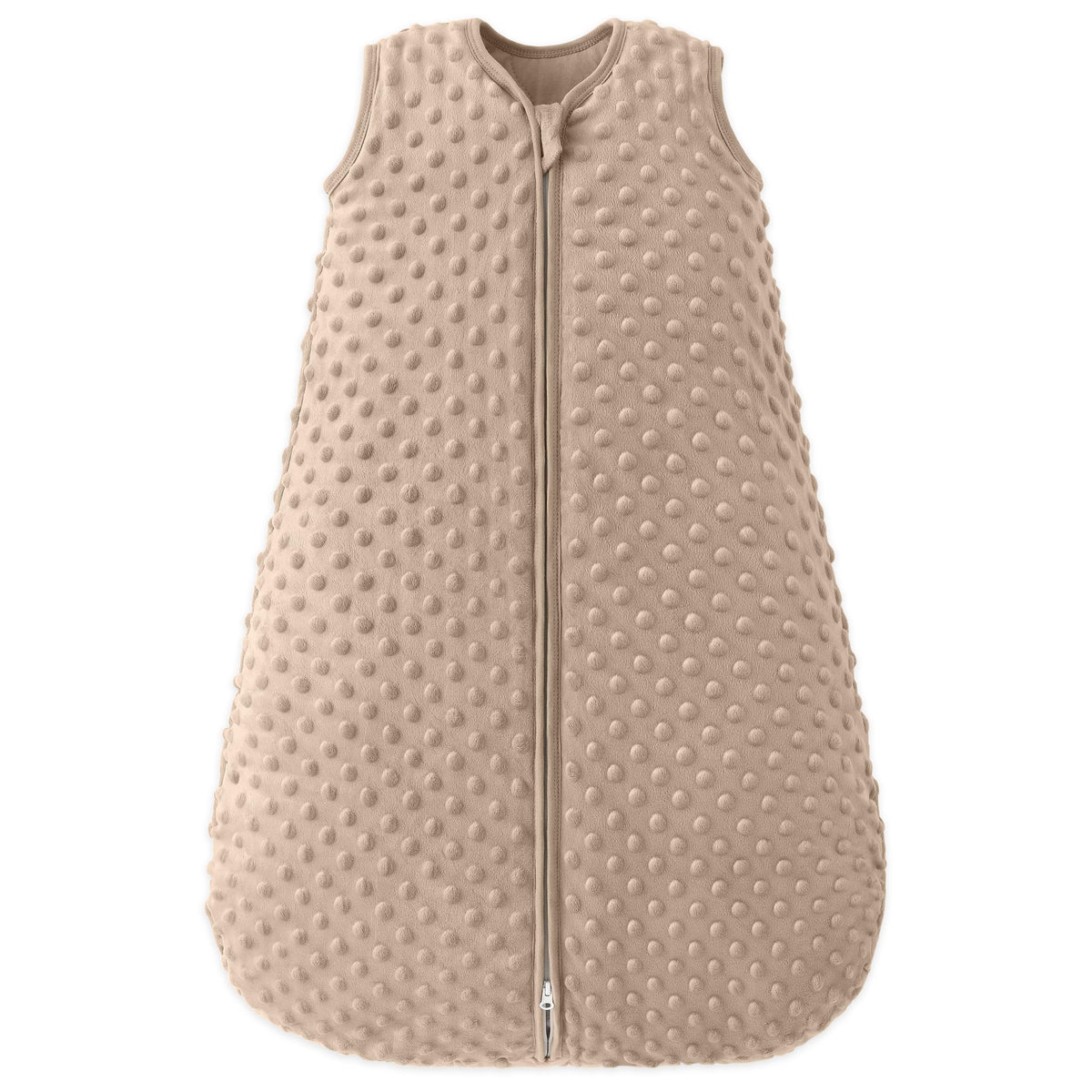 Filleep fleece baby sleep sack with plush dots keeps baby cozy and safe
