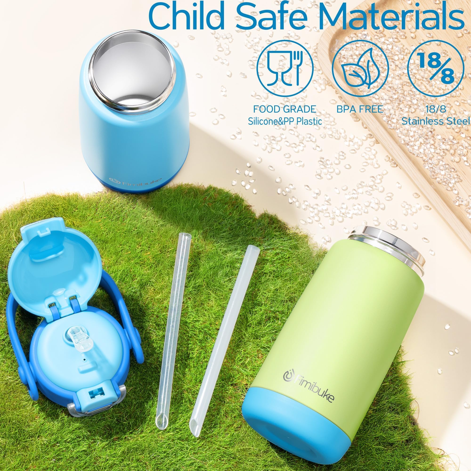 Fimibuke sweat-free exterior keeps bags and desks dry all day.