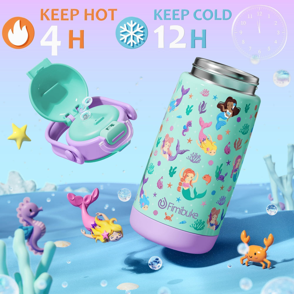 Fimibuke bottle has a wide mouth for ice, fruit, and quick refills.