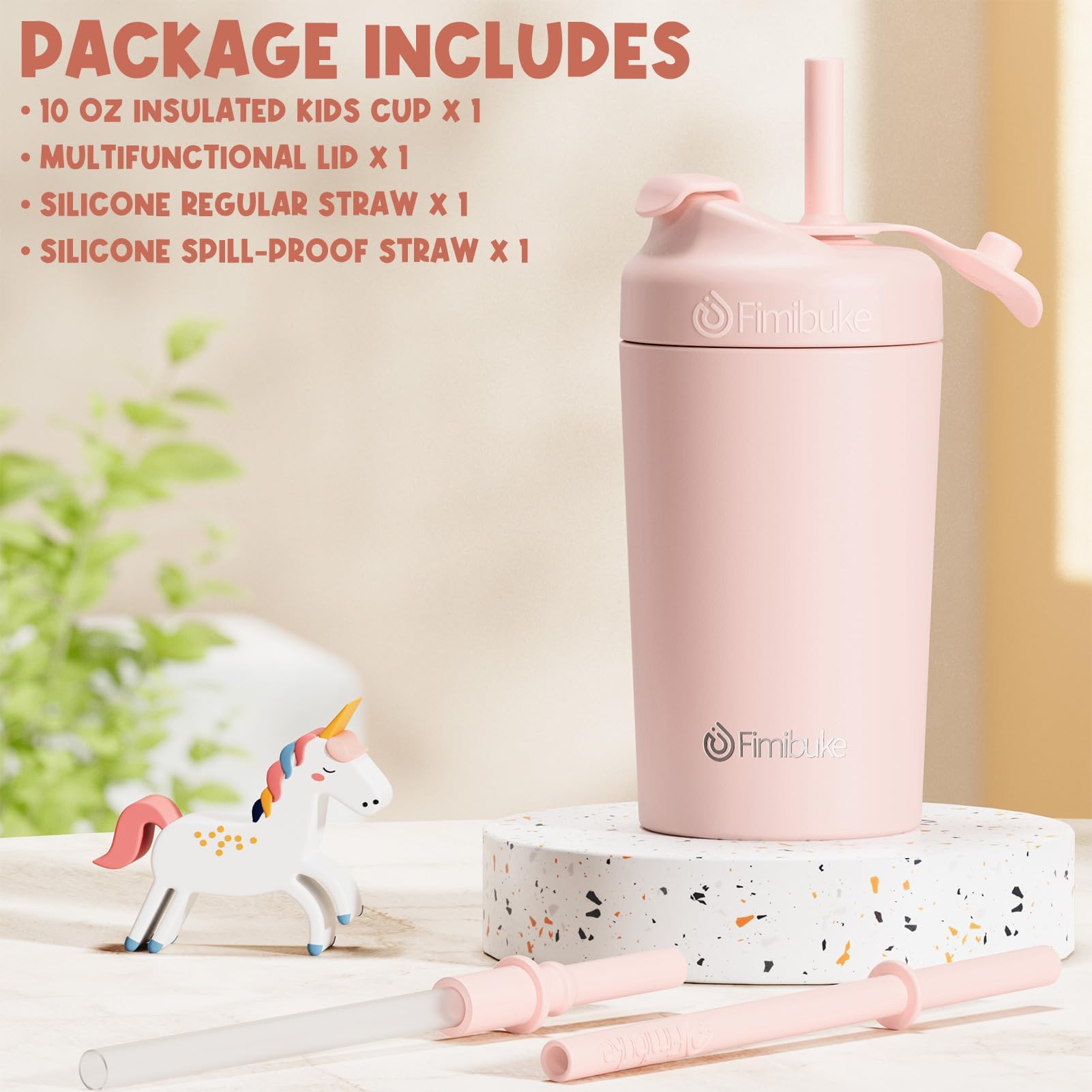 Fimibuke on-the-go cup supports travel and school routines.