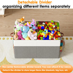 Fineonly toy storage box in nursery used for plush toys and books
