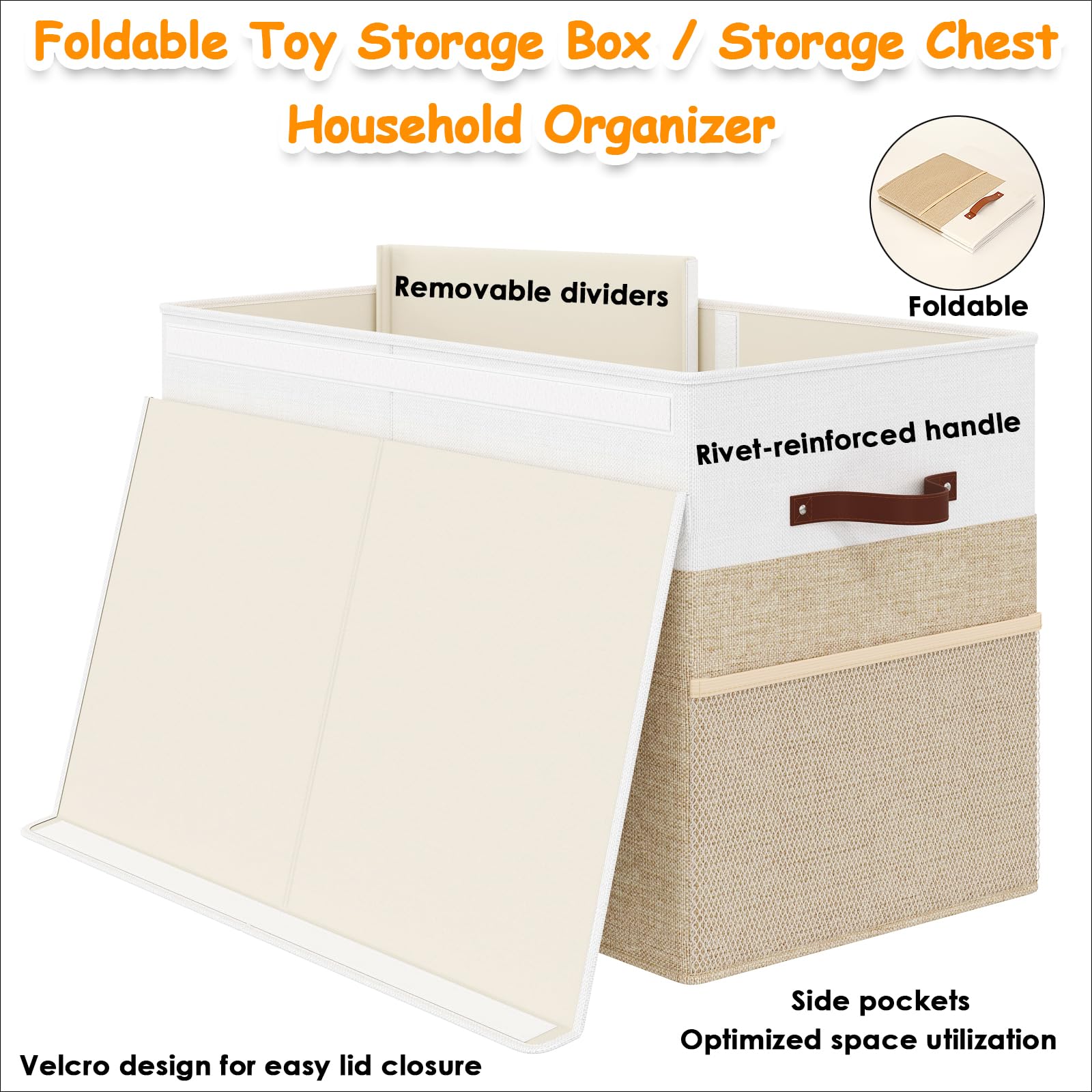 Fineonly upgraded storage box in a playroom scenario for versatile use