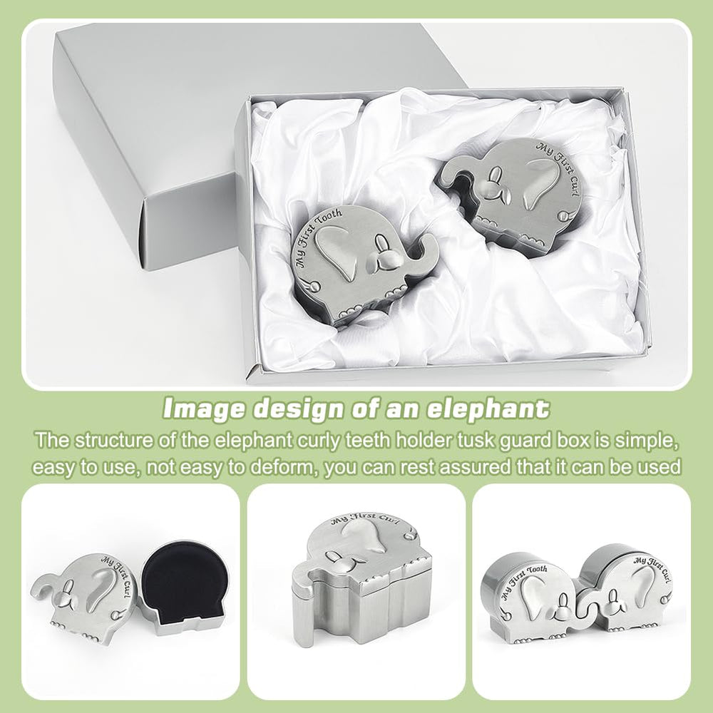 FINGERINSPIRE first curl box interior velvet lining protects delicate memories.