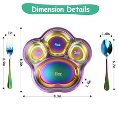 Finopro rainbow spoon for precise self-feeding