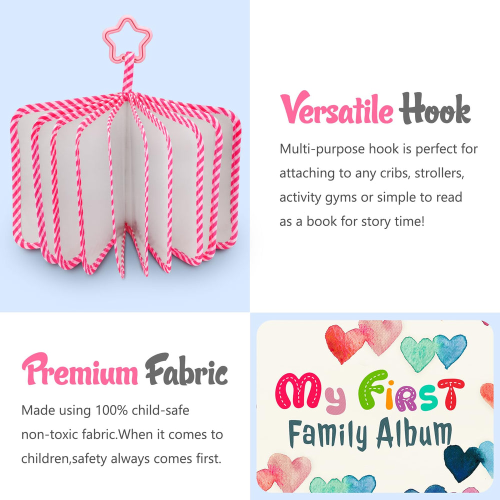 FINTIE compact 18-photo capacity suits newborn to toddler milestones.
