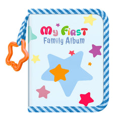 FINTIE baby photo album with soft cloth cover for elegant memories.