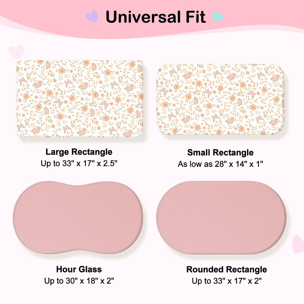 Soft knit fabric texture of Fiobee bassinet sheet for newborn skin comfort
