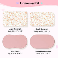 Soft knit fabric texture of Fiobee bassinet sheet for newborn skin comfort