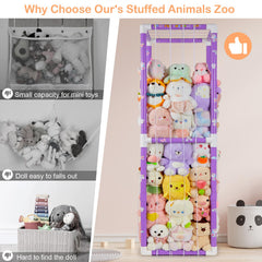 FIOBEE elastic band keeps plush secure and accessible in playroom.