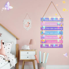 FIOBEE inspirational quotes on wood panels for daily motivation