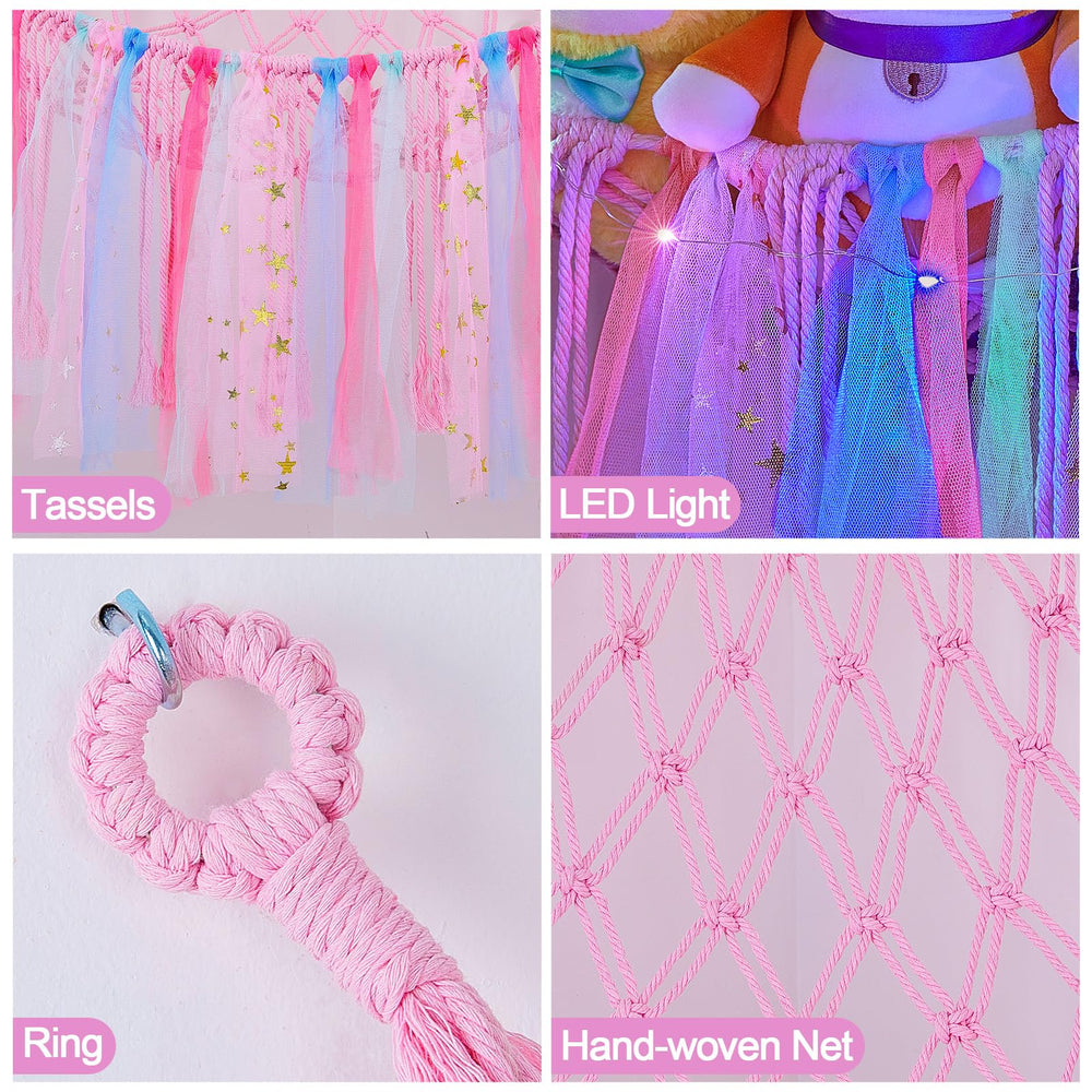 Fiobee LED night light hammock creates soft ambience for kids