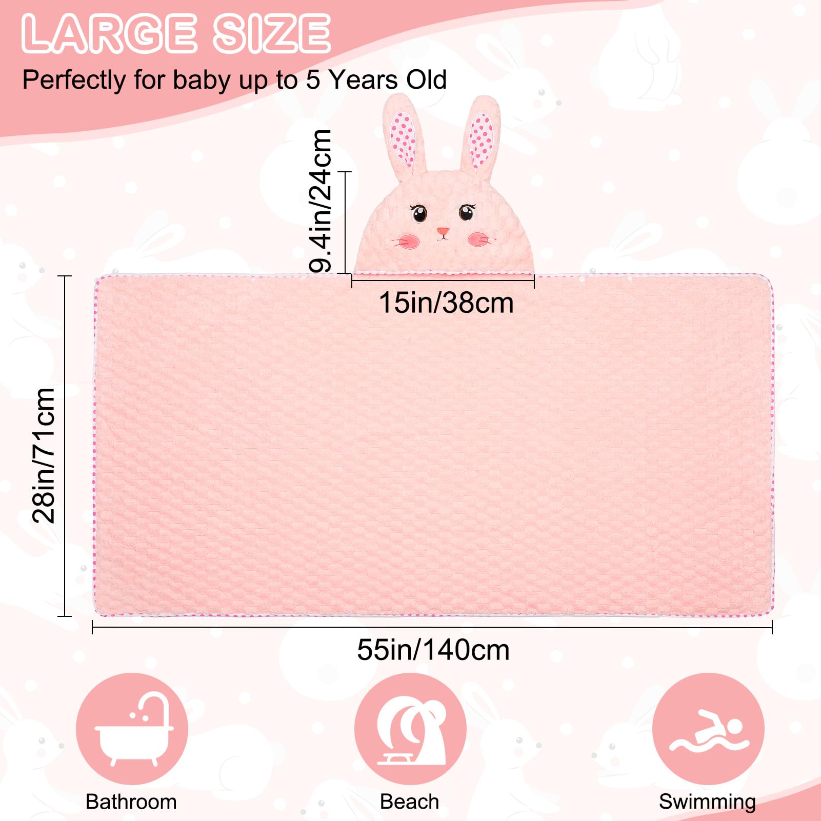 Fiobee machine-washable towel stays soft after many washes.