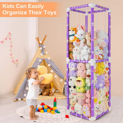 FIOBEE nursery storage cage design maximizes vertical space.