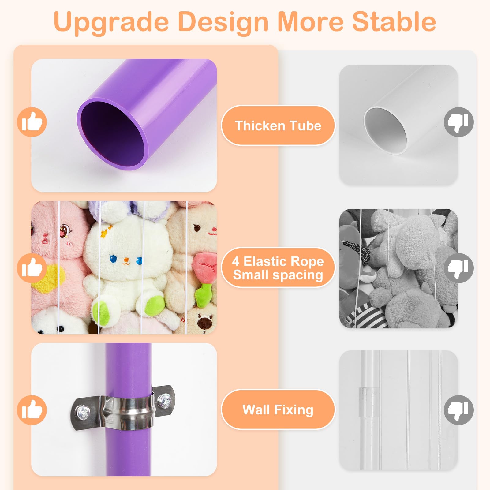 FIOBEE purple storage unit for tidy, kid-friendly toy organization.