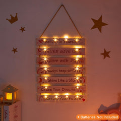 Fiobee remote control for LED wall art enables easy lighting changes.