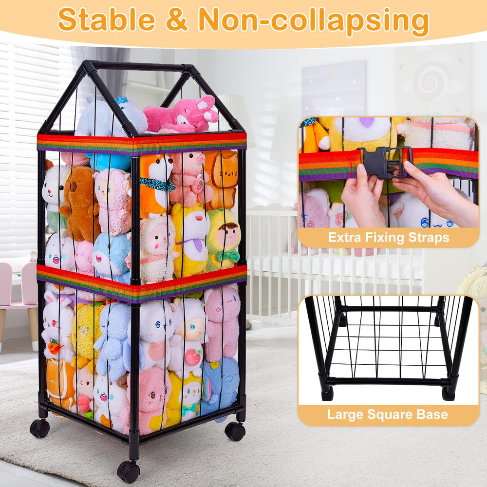Fiobee storage wheels enable 360-degree movement for flexible playroom layouts