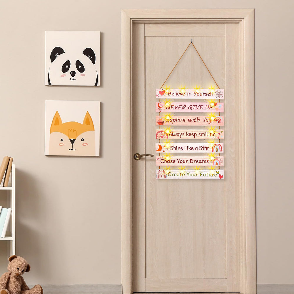 Fiobee teen bedroom layout complements study area with soft pink boho vibes.
