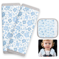 FIODAY seat belt cover pad for baby with soft material protects skin during car rides.