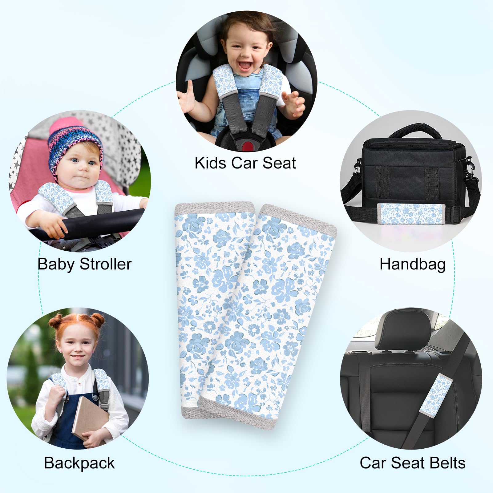 FIODAY multifunctional pad doubles as backpack strap cushion.