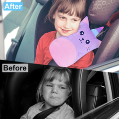FIODAY seatbelt cushions use premium soft fabric for gentle touch against neck.