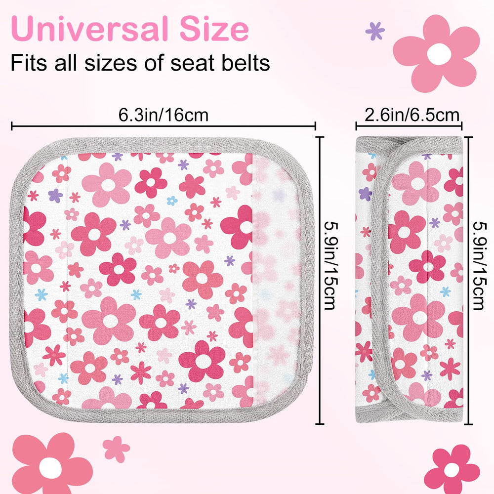 FIODAY colorful patterned seatbelt pad brightens car trips for children