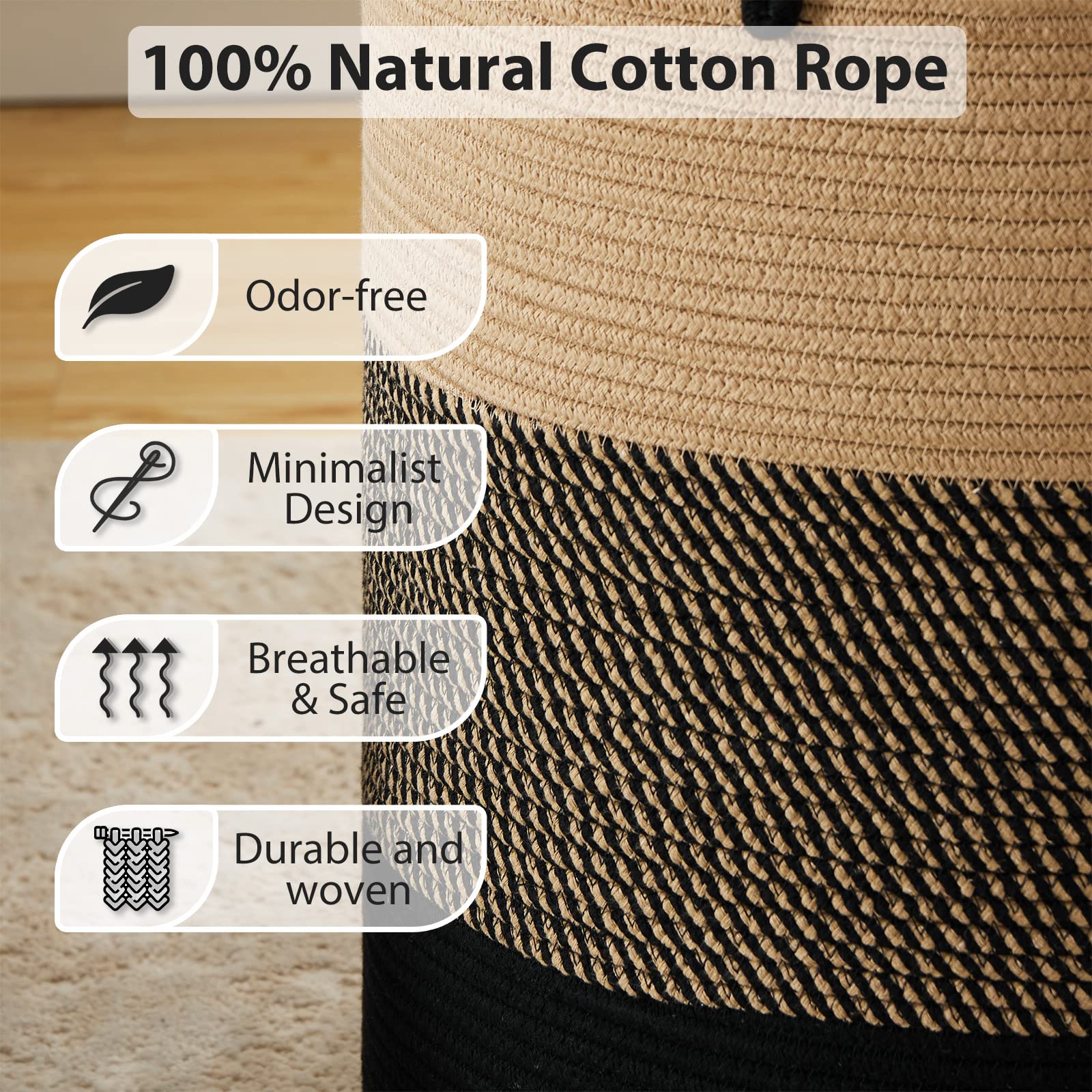 Fiona's magic large-capacity laundry hamper keeps outfits organized while saving space.