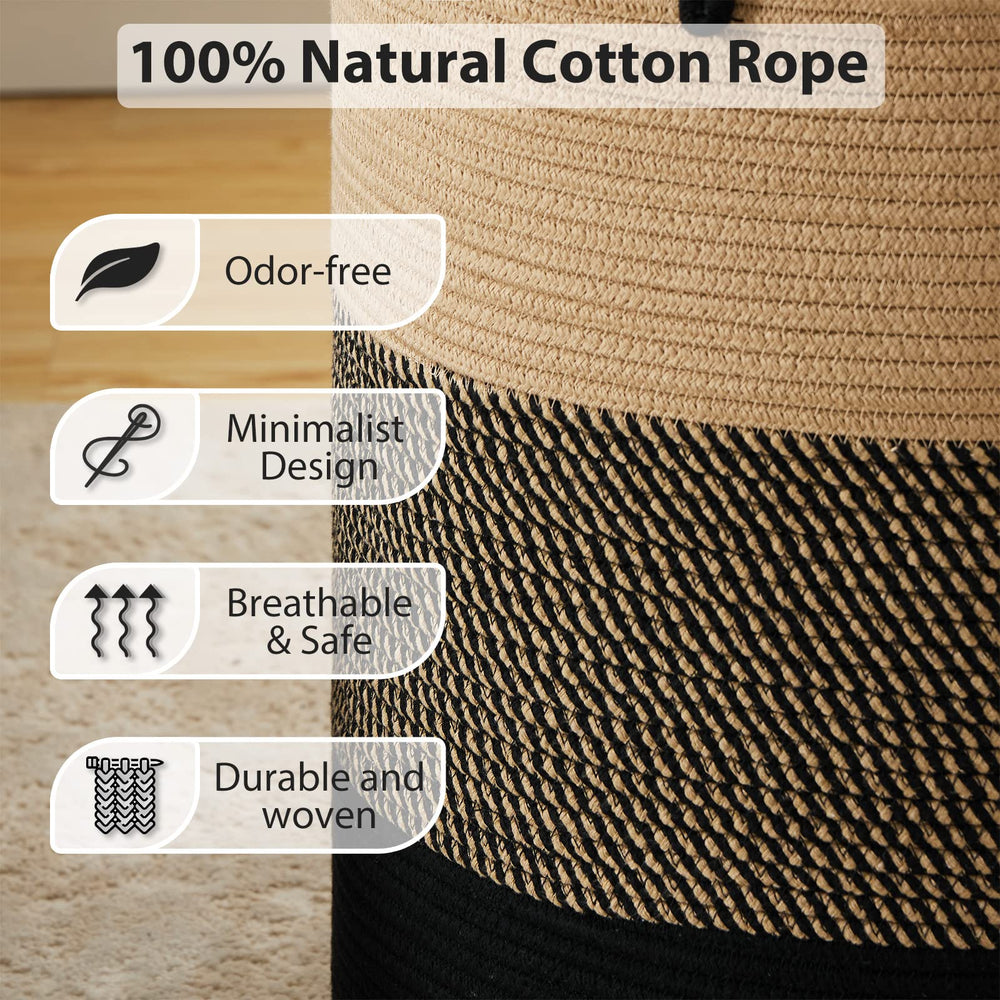 Fiona's magic large-capacity laundry hamper keeps outfits organized while saving space.