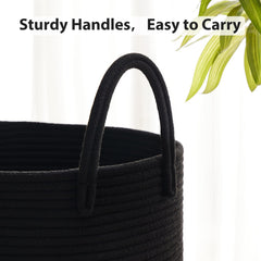 Fiona's Magic woven basket folded flat, ready for compact storage