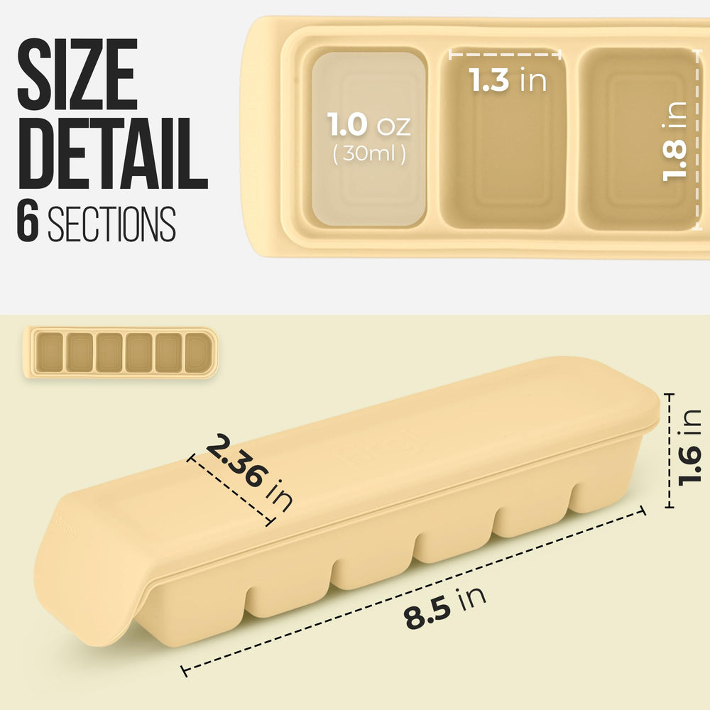 Firgi freezer-friendly trays help save space with slim, stackable profiles for organized prep