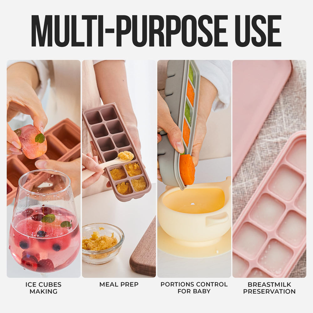 Firgi stackable freezer tray saves space in your freezer.
