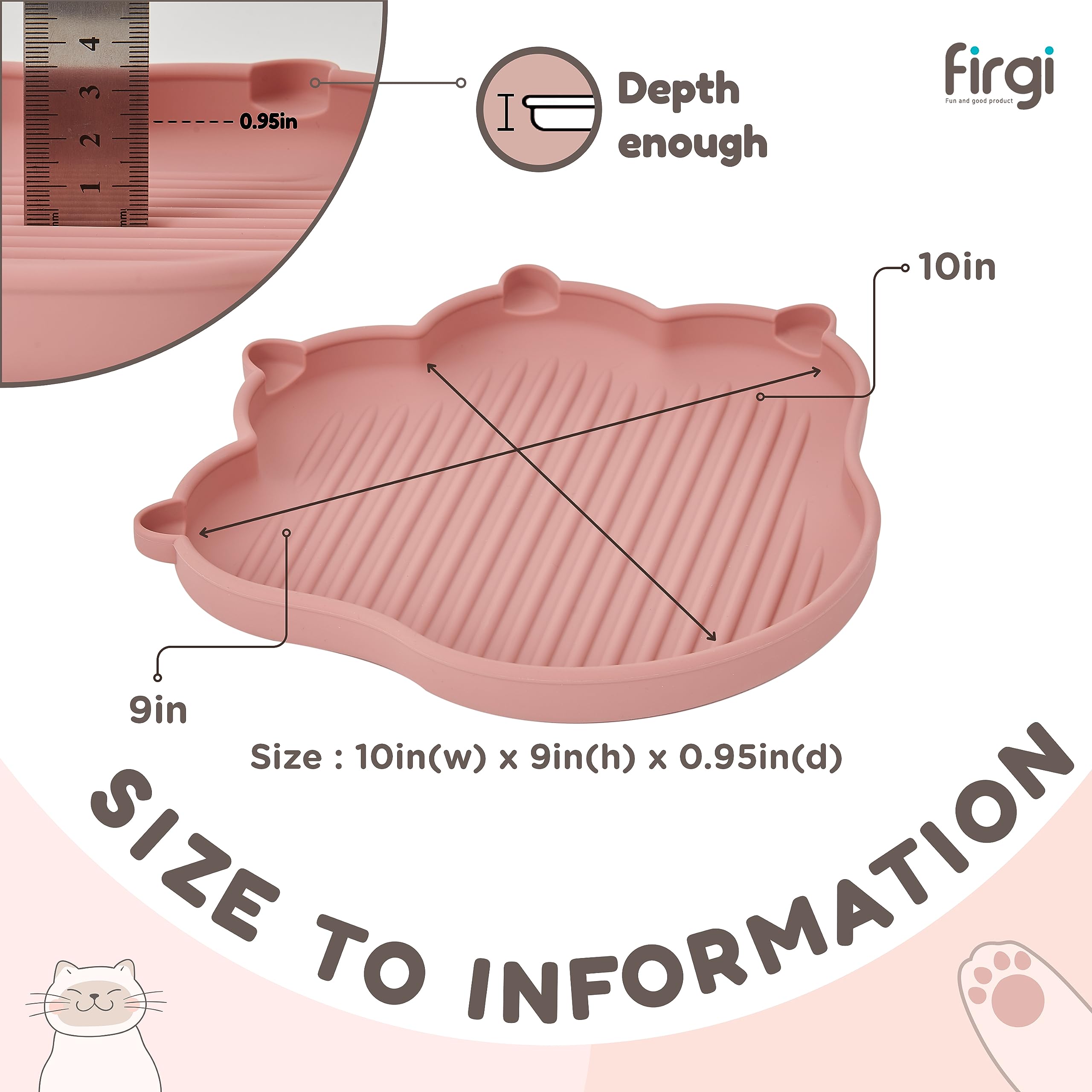 Firgi Meow Plate compatible with Meow suction plate for added stability.