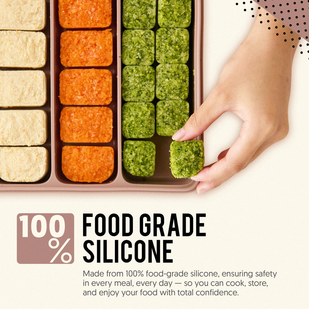 Firgi freezer-safe silicone container keeps batches fresh in the freezer