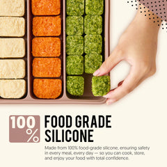 Firgi freezer-safe silicone container keeps batches fresh in the freezer
