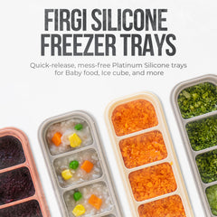 Firgi silicone ice cube tray with lid keeps flavors fresh and spill-free.