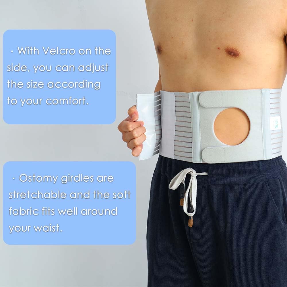 Breathable fabric on the FIRRKEP ostomy belt keeps you cool