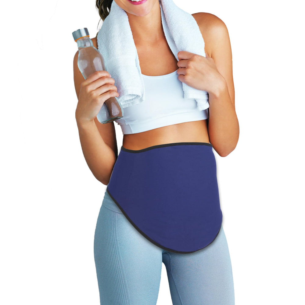 FIRRKEP waterproof ostomy bag cover front view shows discreet protection and secure fit.