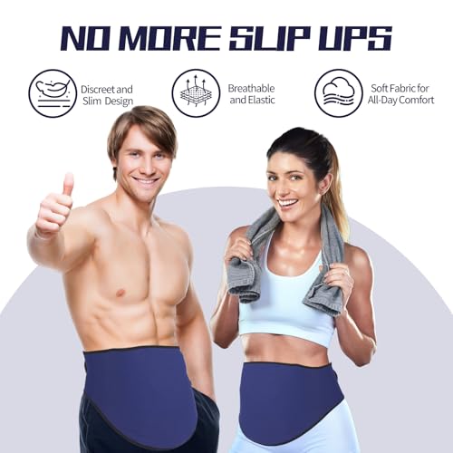 FIRRKEP waterproof ostomy bag cover in use during light exercise stays in place.