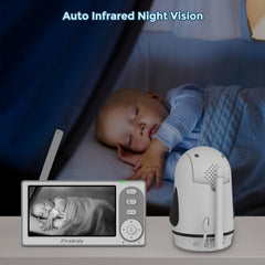 Infrared night vision provides clear visibility in darkness