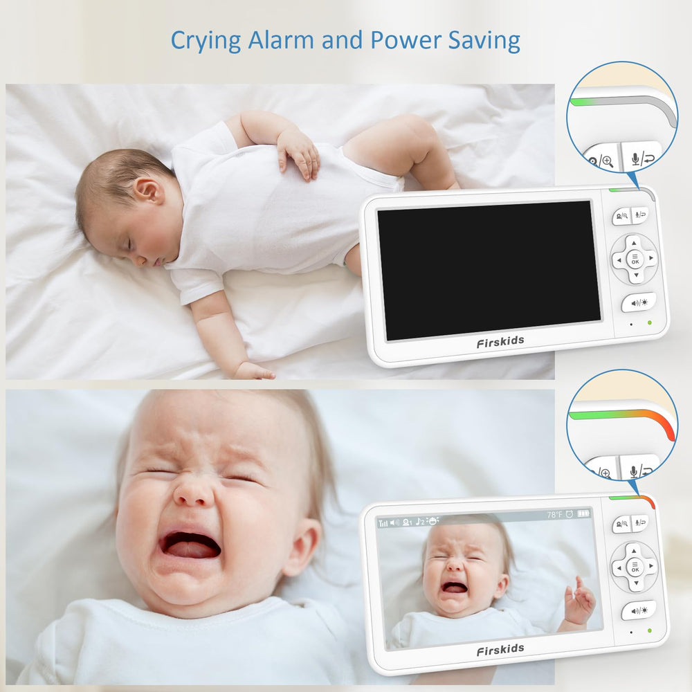 Firskids temperature sensor helps track room conditions for comfort.