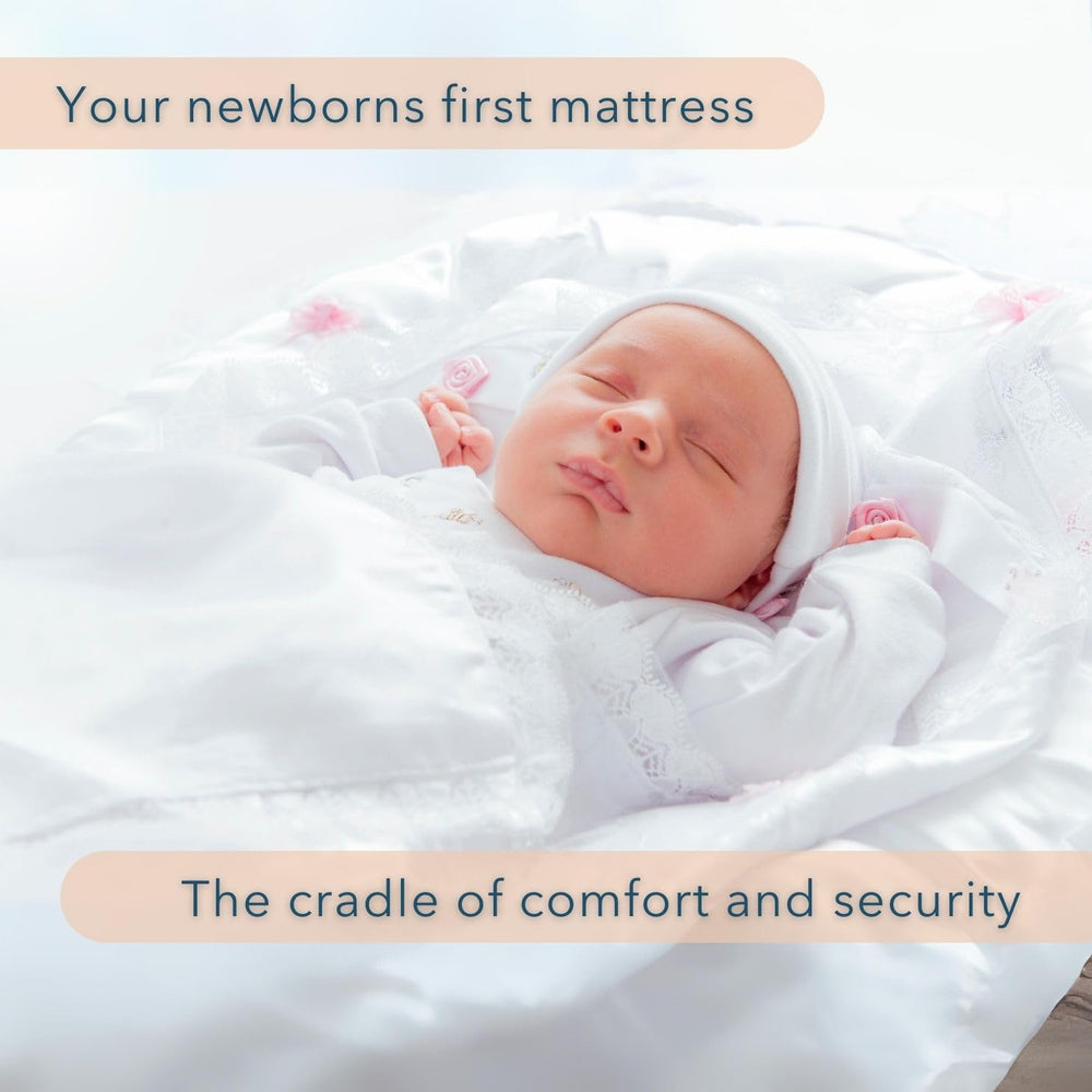 First Essentials bassinet mattress firm-support 3inch design highlights stability